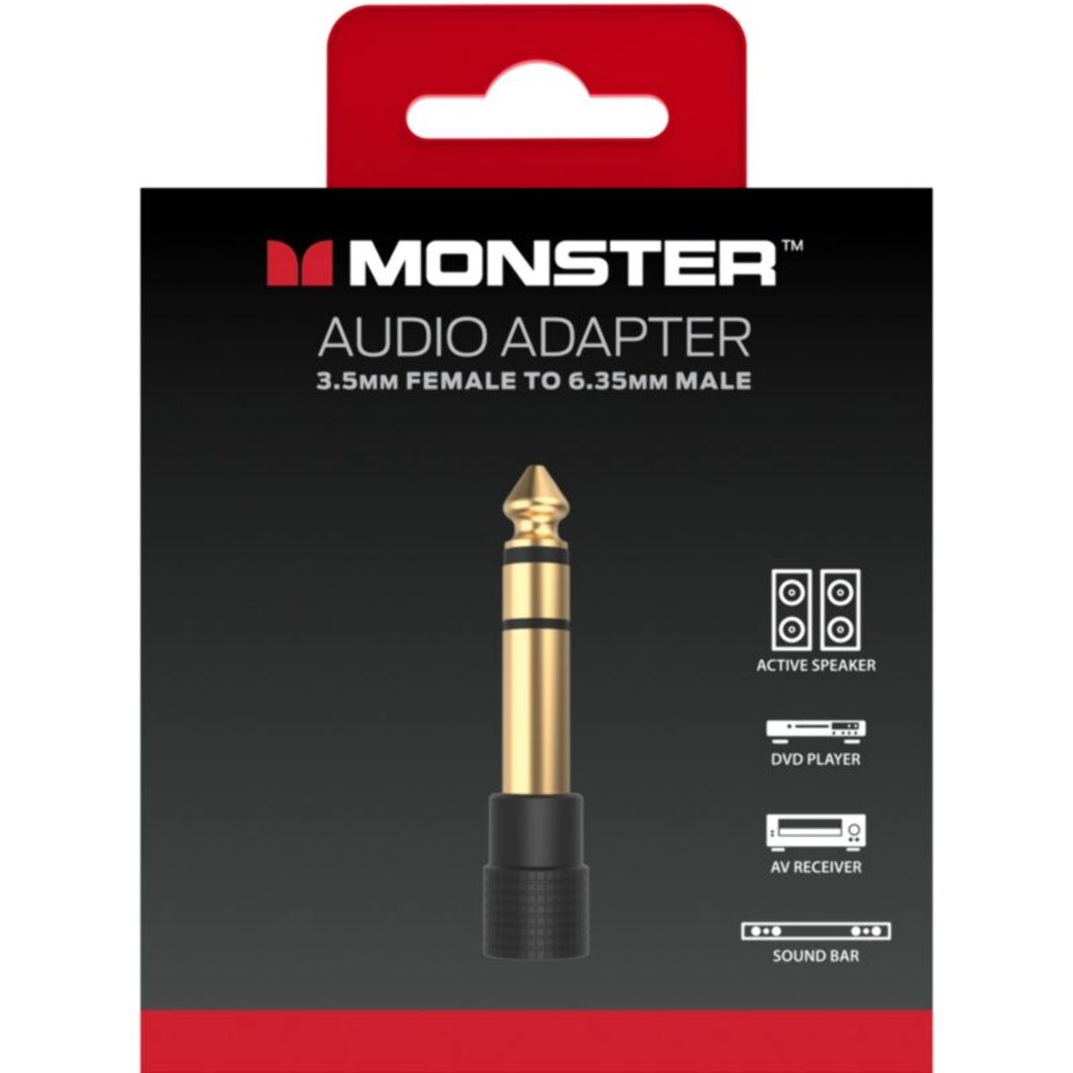 Adaptateur Jack MONSTERCABLE AUDIO ADAPTATEUR JACK 6.5MM M/F