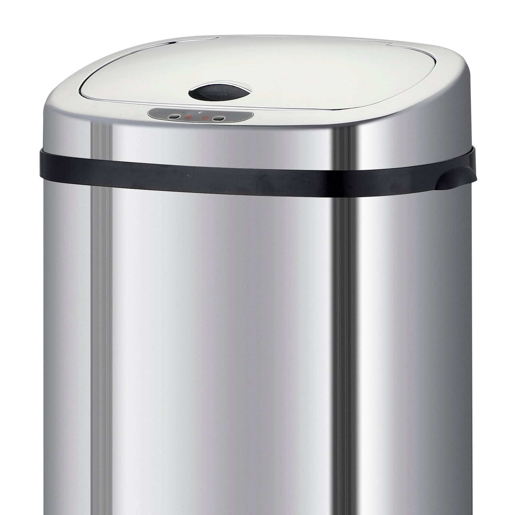 Couvercle de poubelle automatique LARGO Argent