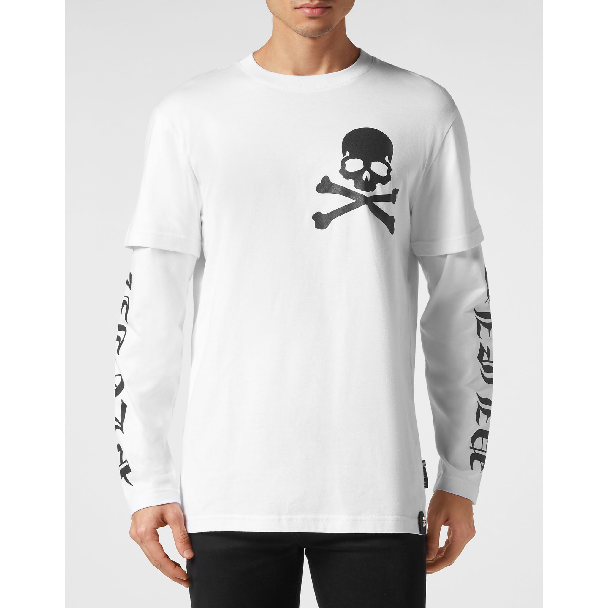 PHILIPP PLEIN T-Shirt Round Neck GOTHIC PLEIN