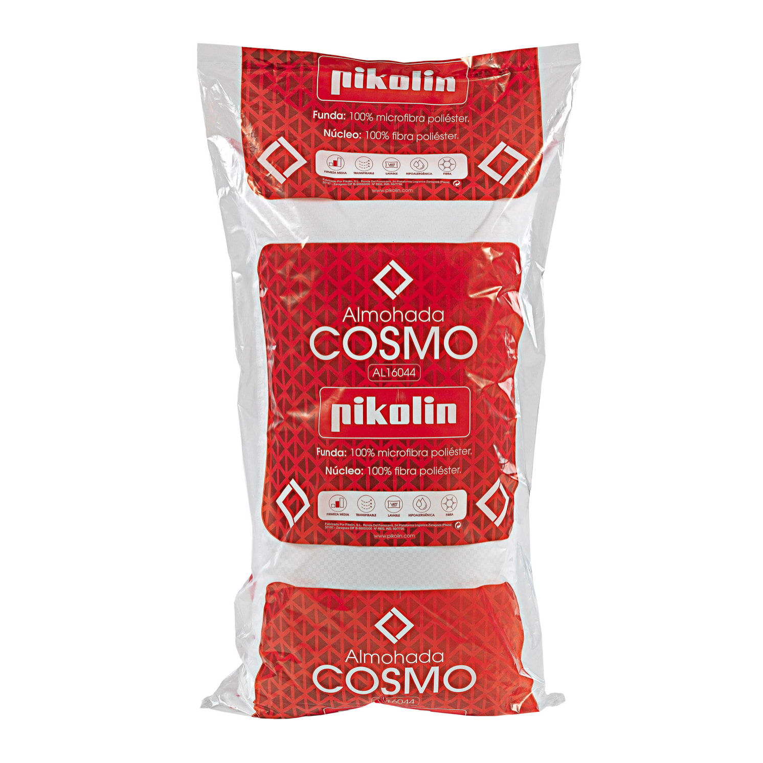 Almohada Fibra | Firmeza media | Hipoalergénica | Cosmo