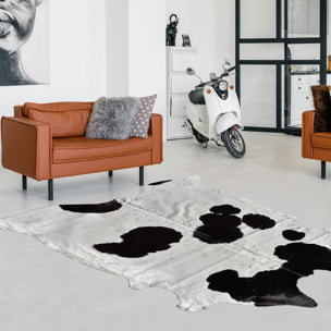 Tapis peau de vache kilm fait à la main JAMO