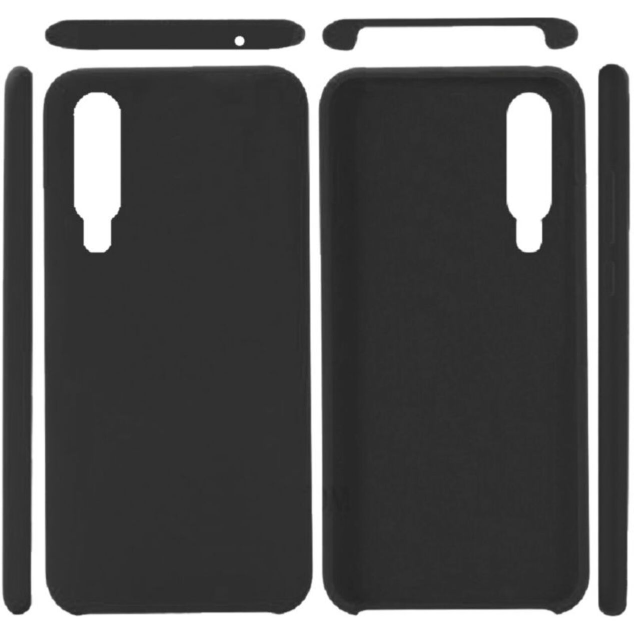 Pack IBROZ Xiaomi Mi 9 Coque Silicone noir