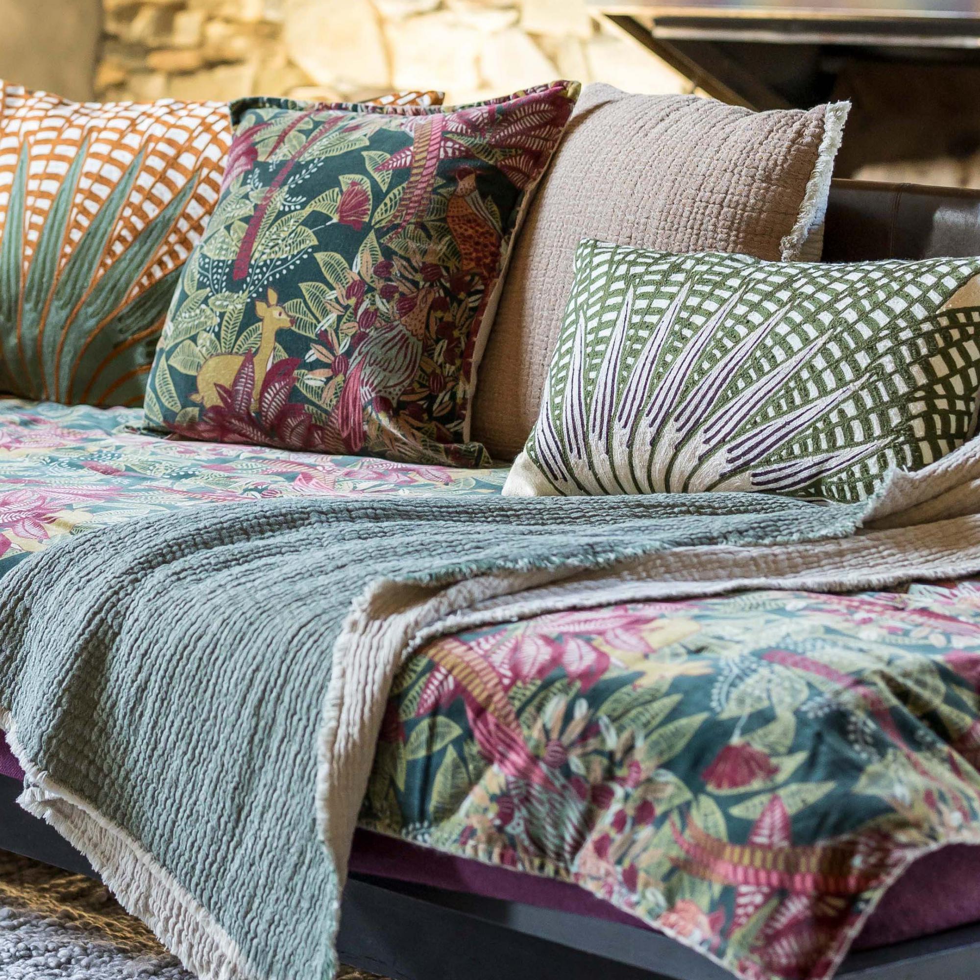 Coussin brodé Ewan