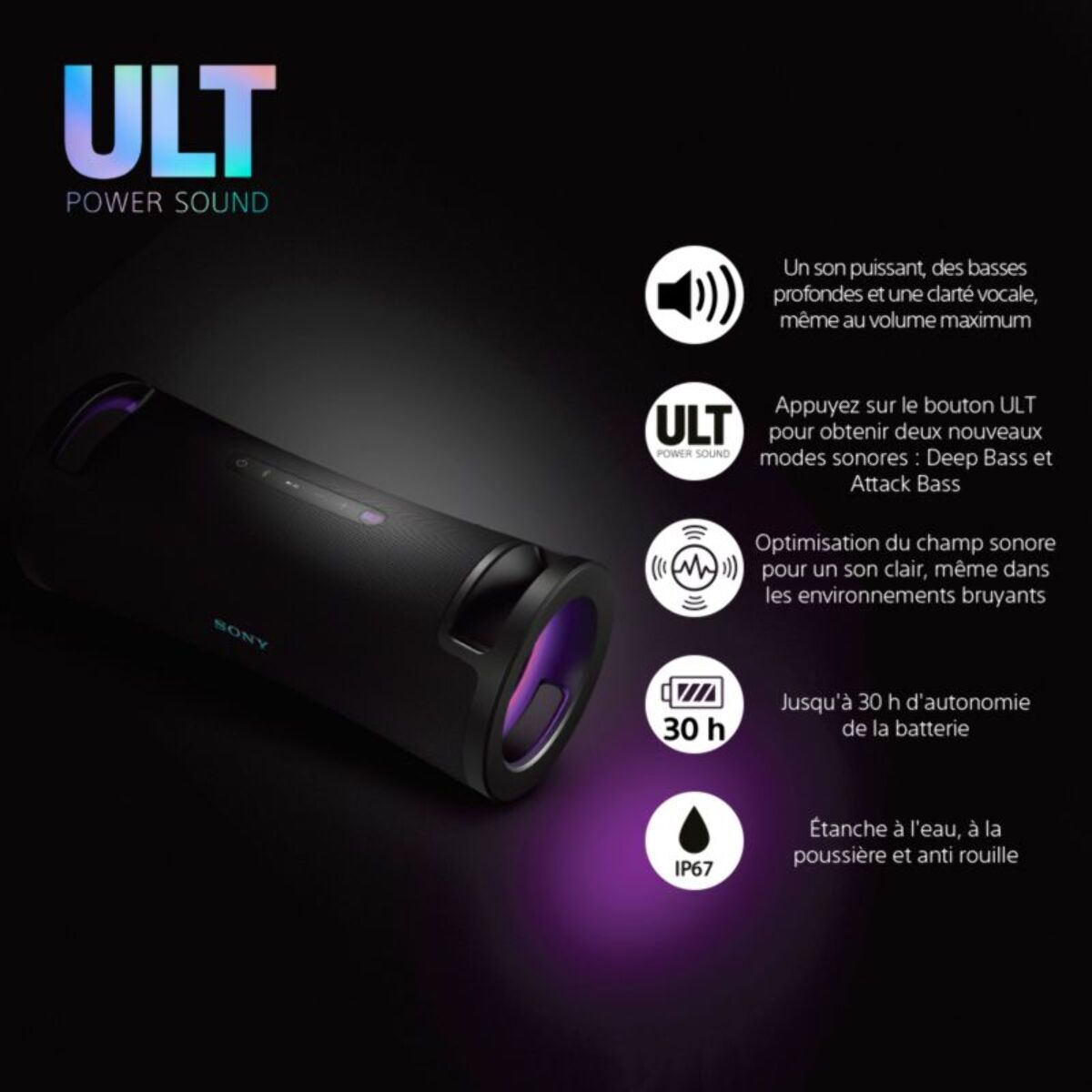 Enceinte portable SONY ULT FIELD 7 Noir