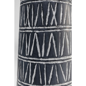 Vase Scribble noir et blanc 43cm Kare Design