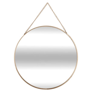 Set de 3 miroirs ronds doré D20/24/D29cm