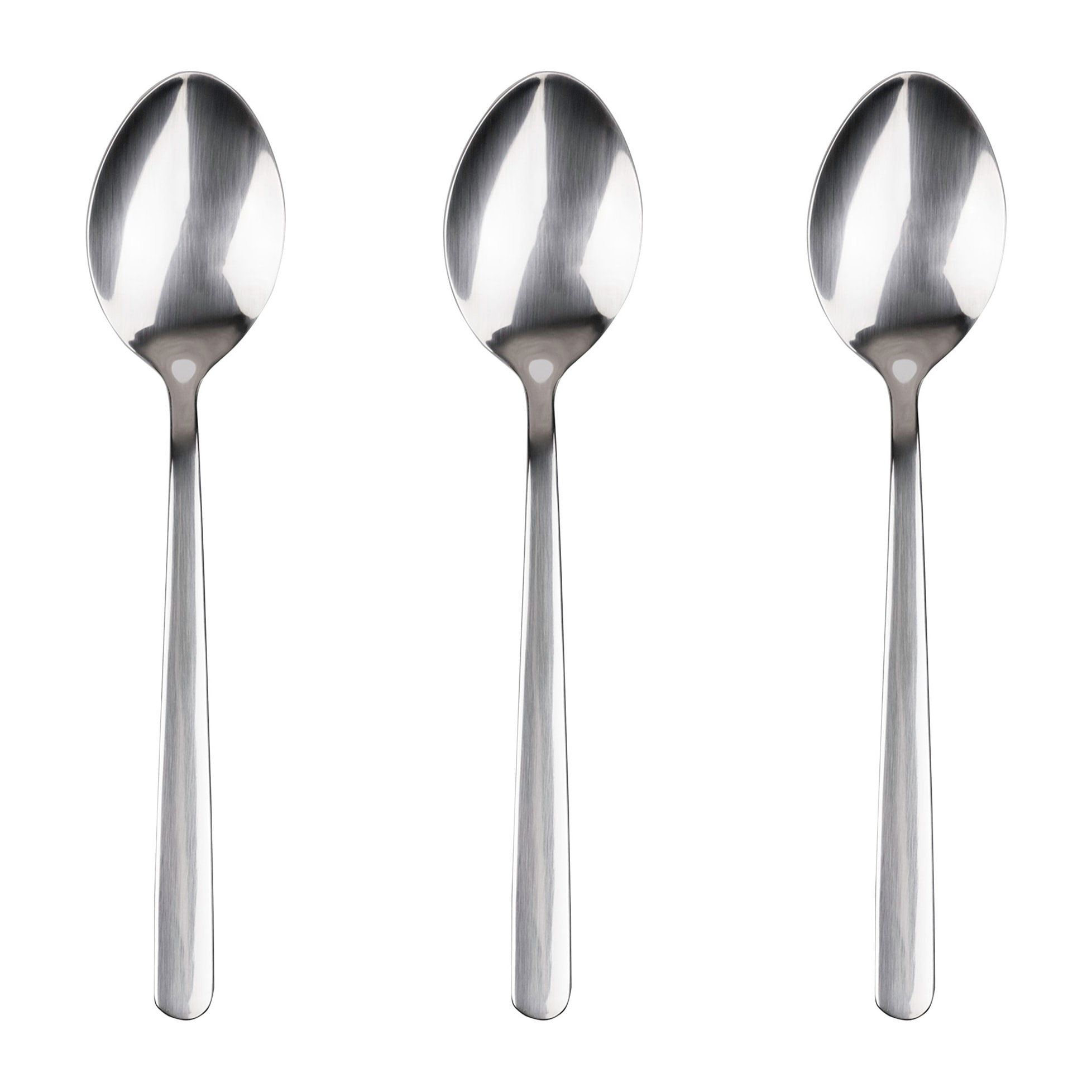 Set 3pc cuchara  acero inox reciclado brillo earth