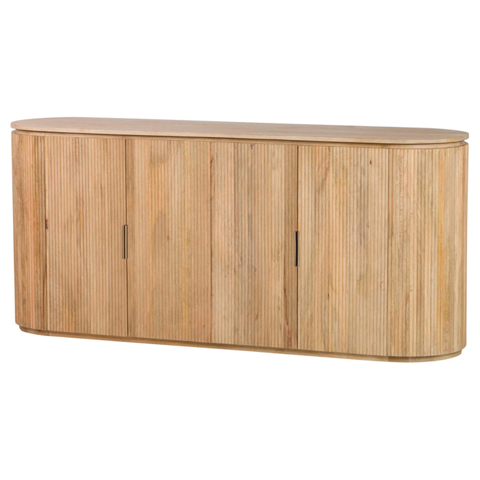 Aparador Madera Mango Marron Myra 180x45x80 Cm