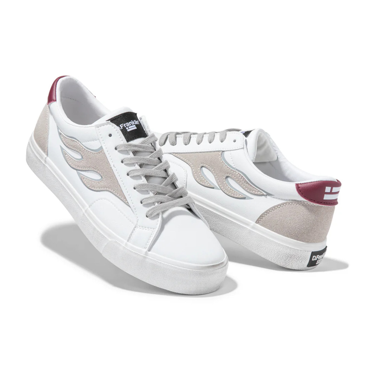 Zapatillas Bajas Hombre Echo Flame en Blanco D.Franklin