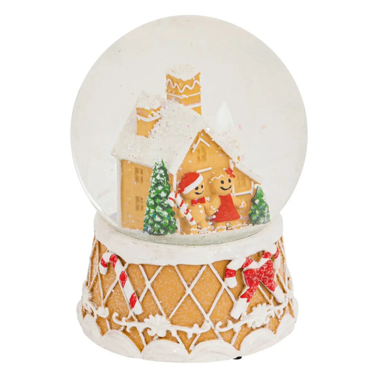 BOULE NEIGE GINGER MUSIC 100MM