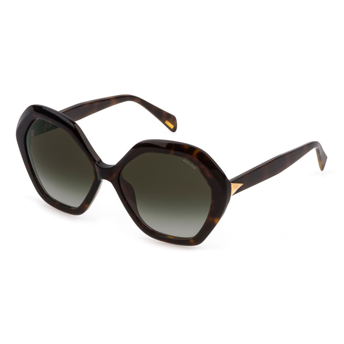 Police - lunettes de soleil - havane - indice solaire : protection UVA et UVB
