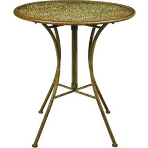 IRON LINE - TAVOLO DA ESTERNO RUSTI - misura 70x70x75