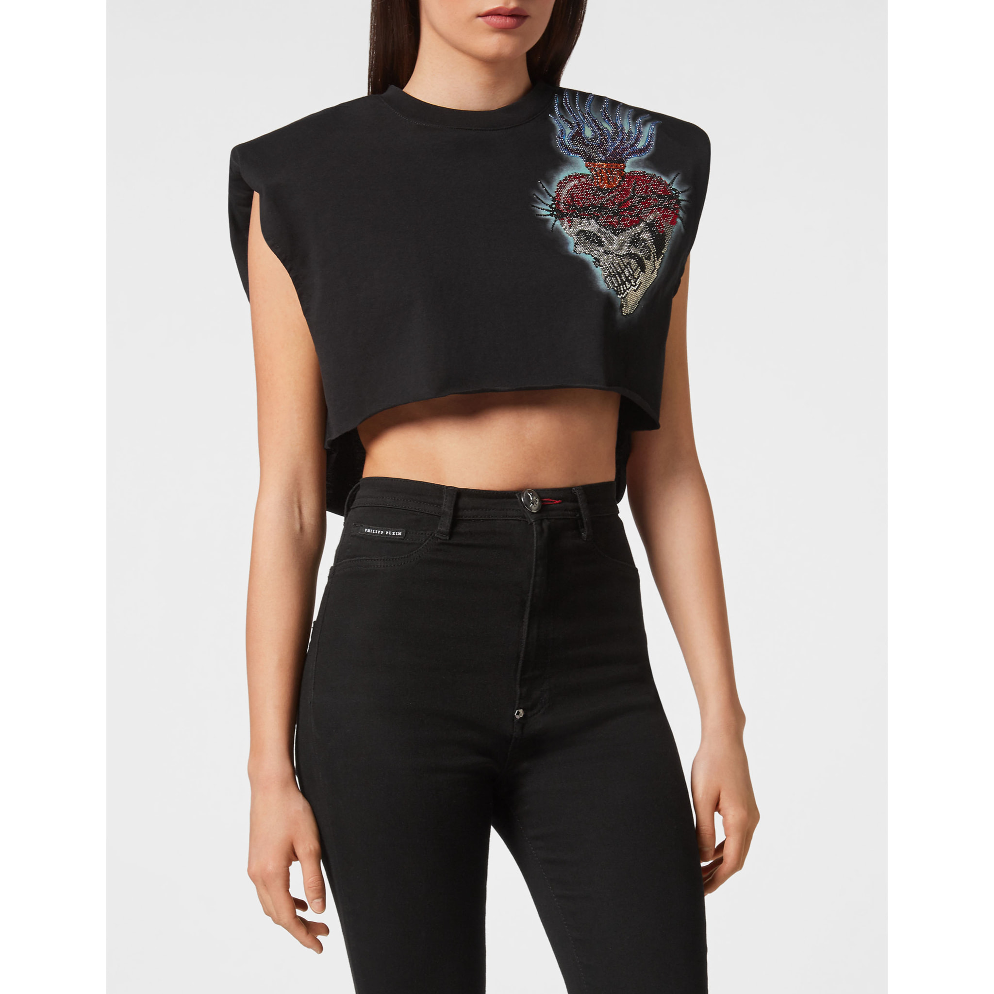 PHILIPP PLEIN Camiseta de tirantes TATTOO