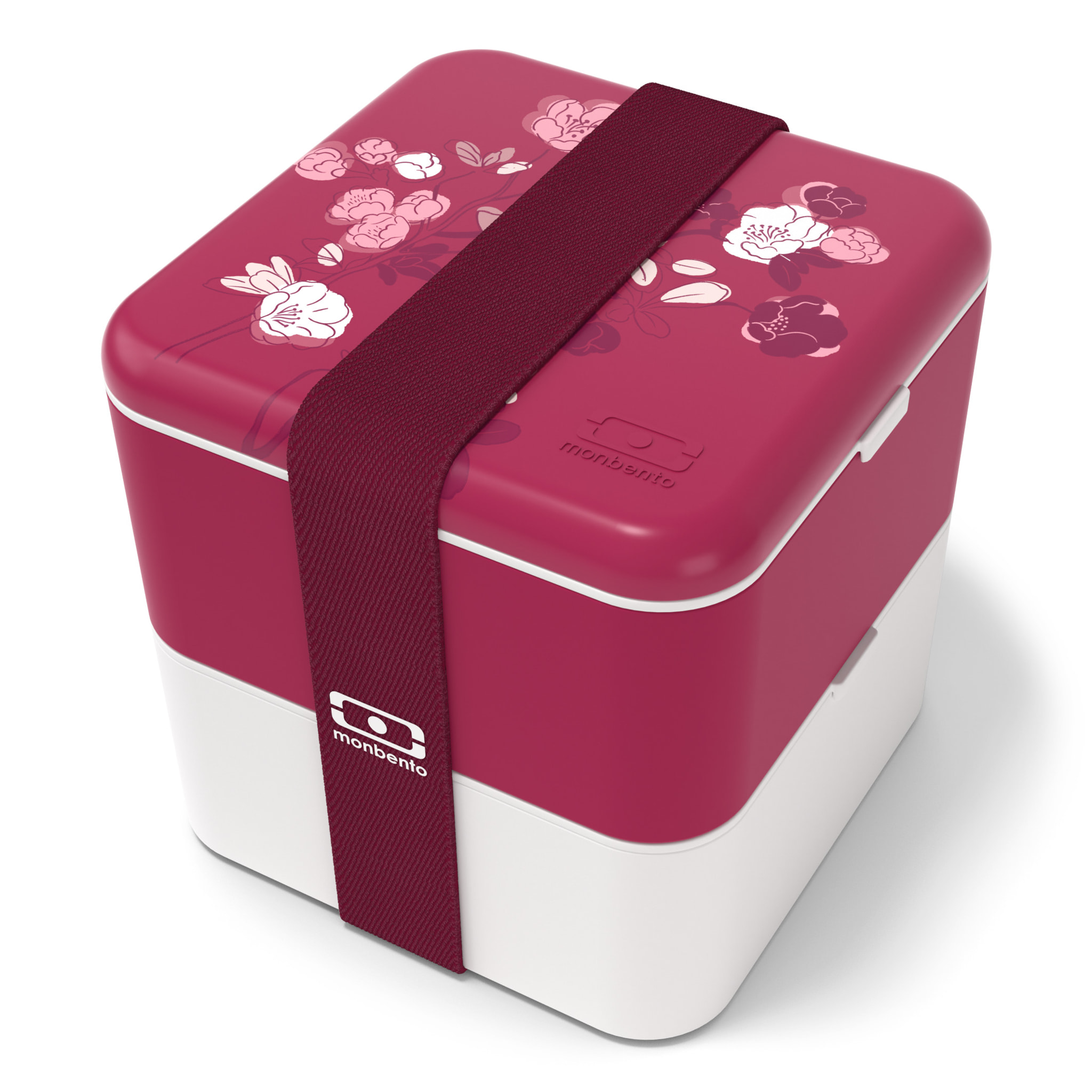 Lunch box 2 compartiments Square 1,7L Made in France  Magnolia