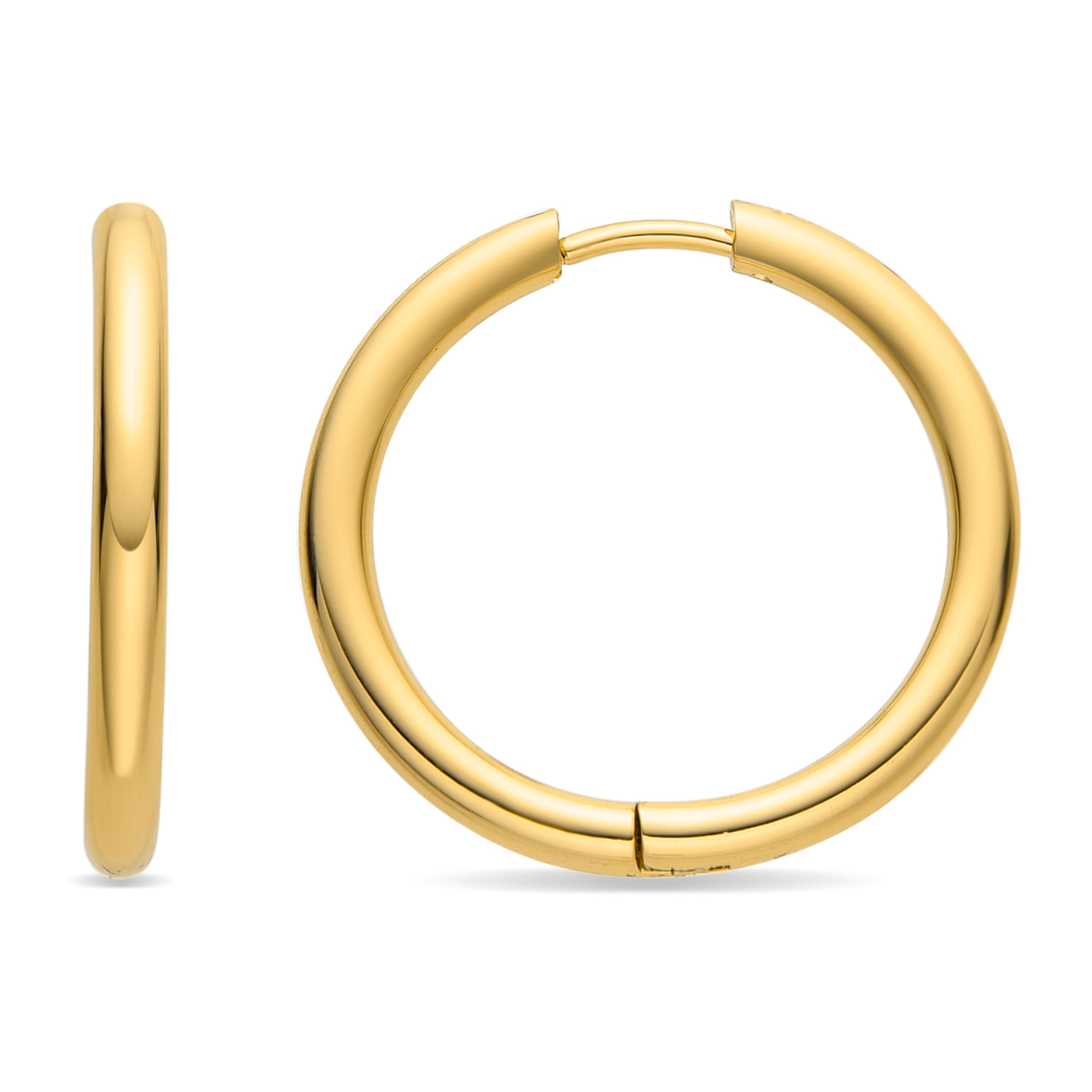 Pendientes acabado oro 18K