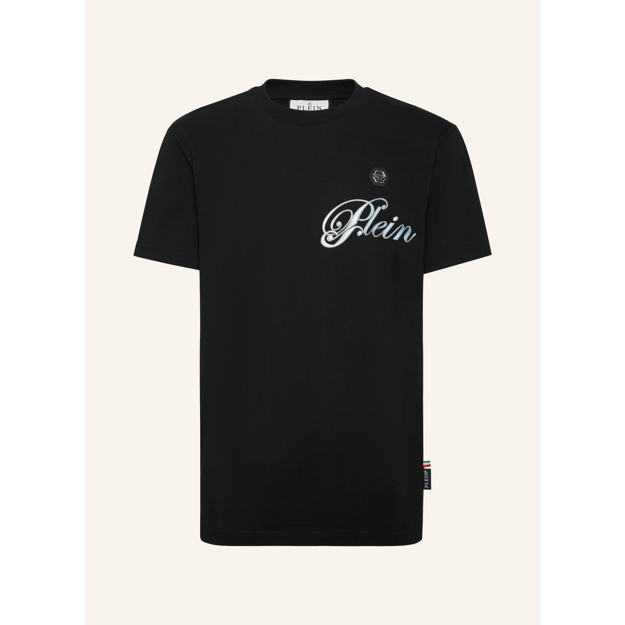 PHILIPP PLEIN Camiseta de cuello redondo y manga corta SKULL