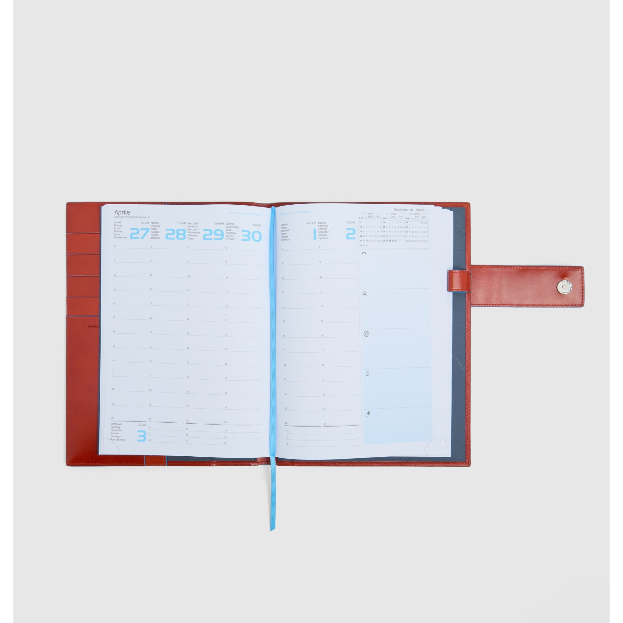 Piquadro Agenda settimanale in pelle