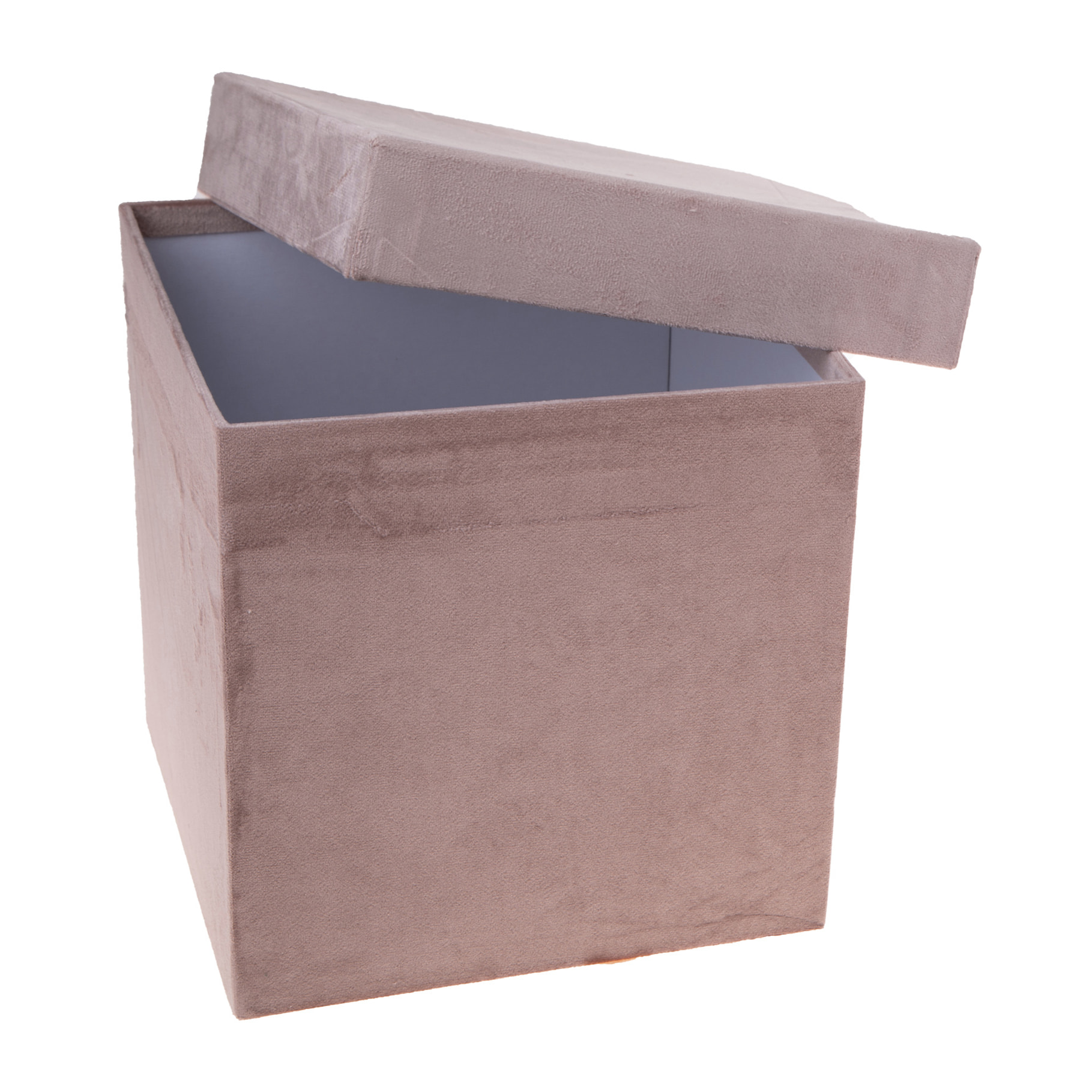 Scatole Quadrate Velluto - Pezzi 2 - 23,5xH23,5x23,5cm - Bianchi Dino SpA