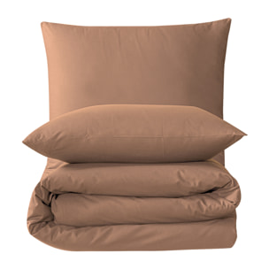 Parure housse de couette et taie(s) oreiller 100% Coton