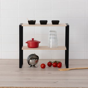 Étagère 2 niveaux 40x35cm "Blackwood"