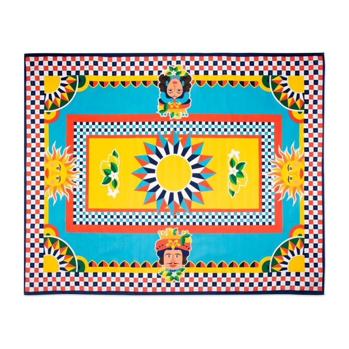 Nappe 140×240 Excelsa – Sicilian Rhapsody, Coton Multicolore