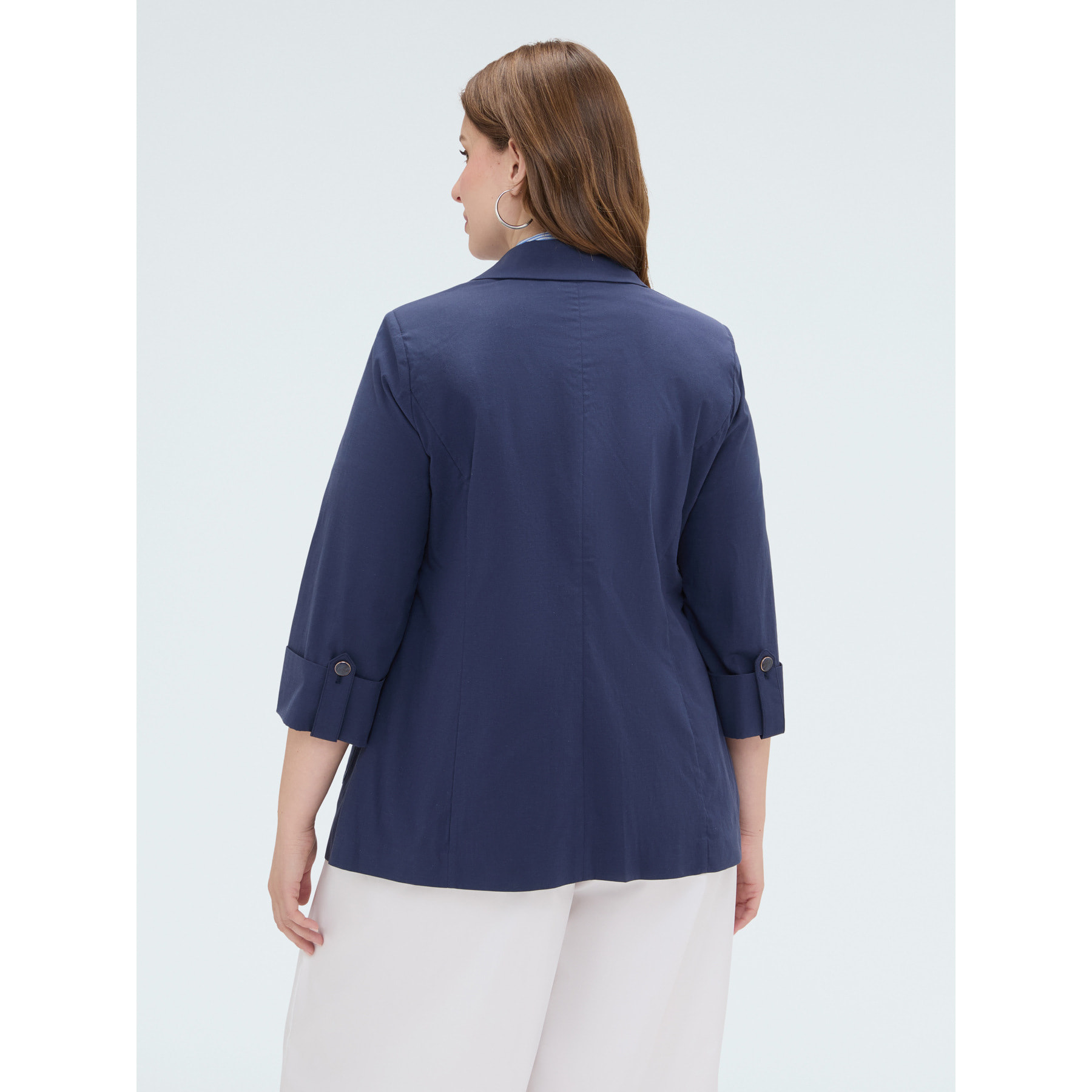 Fiorella Rubino - Blazer con maniche tre quarti - Blu