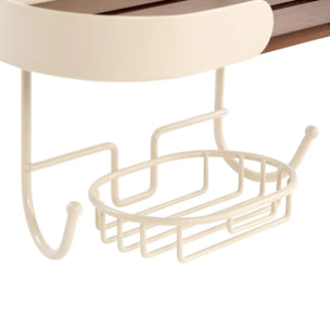 Serviteur de douche Argileo rectangulaire 2 niveaux beige