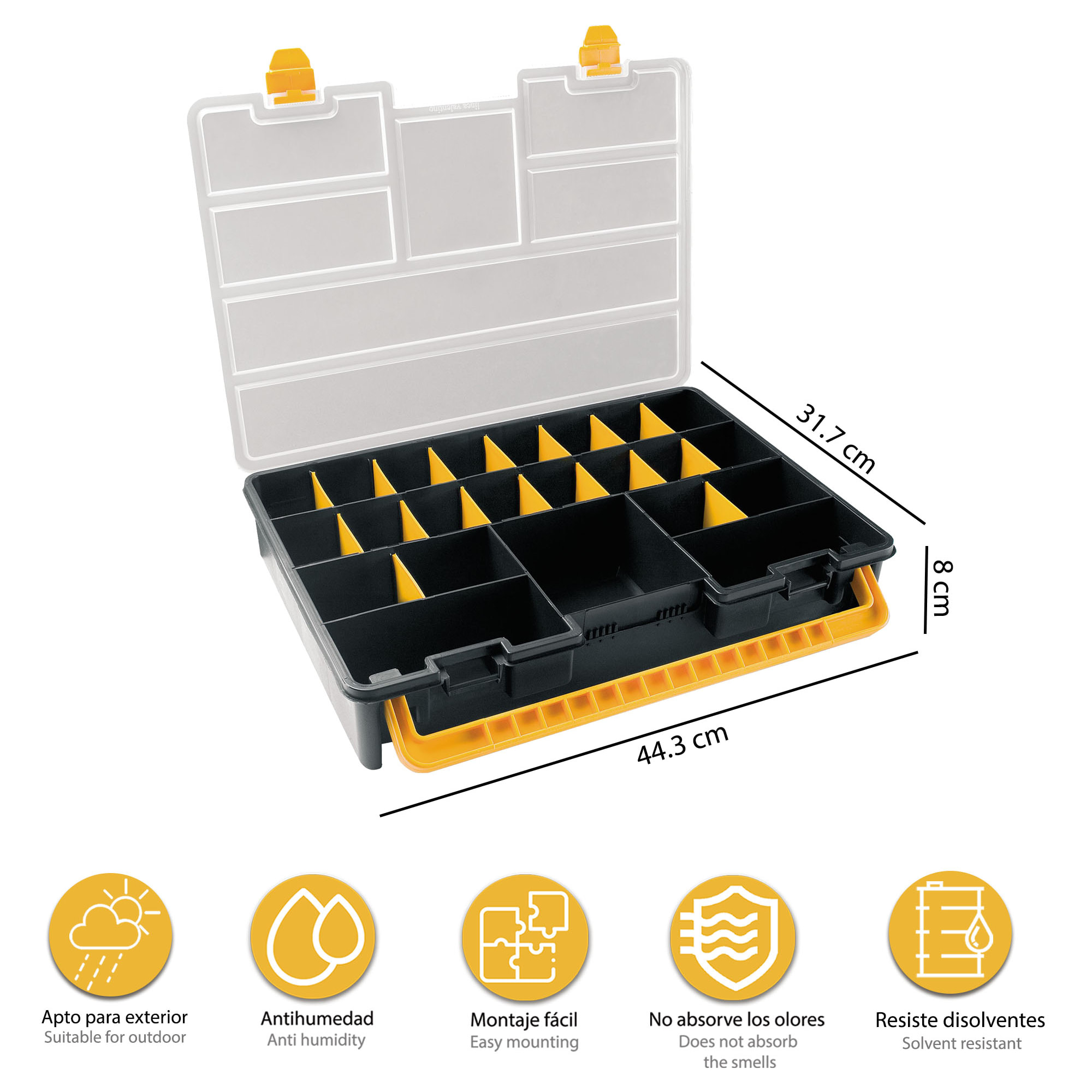 Organizador con separadores extraíbles, Artplast