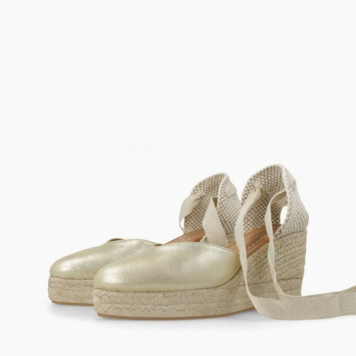 ALPARGATAS DORADAS FINARI
