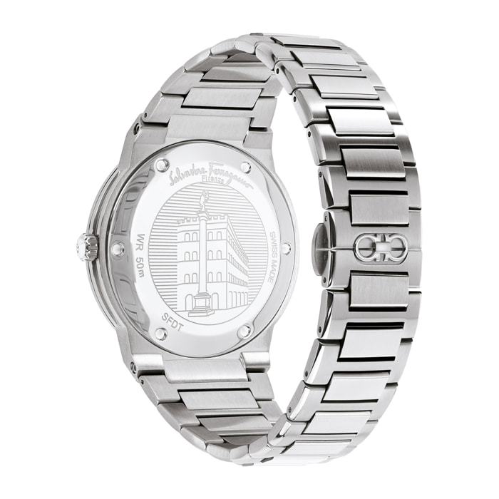 Ferragamo Reloj Analógico De Cuarzo F-80 Classic