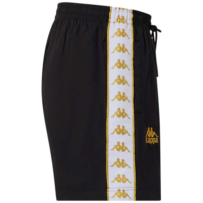 Kappa - Pantaloni Corti Donna Nero - 222 Banda Nana