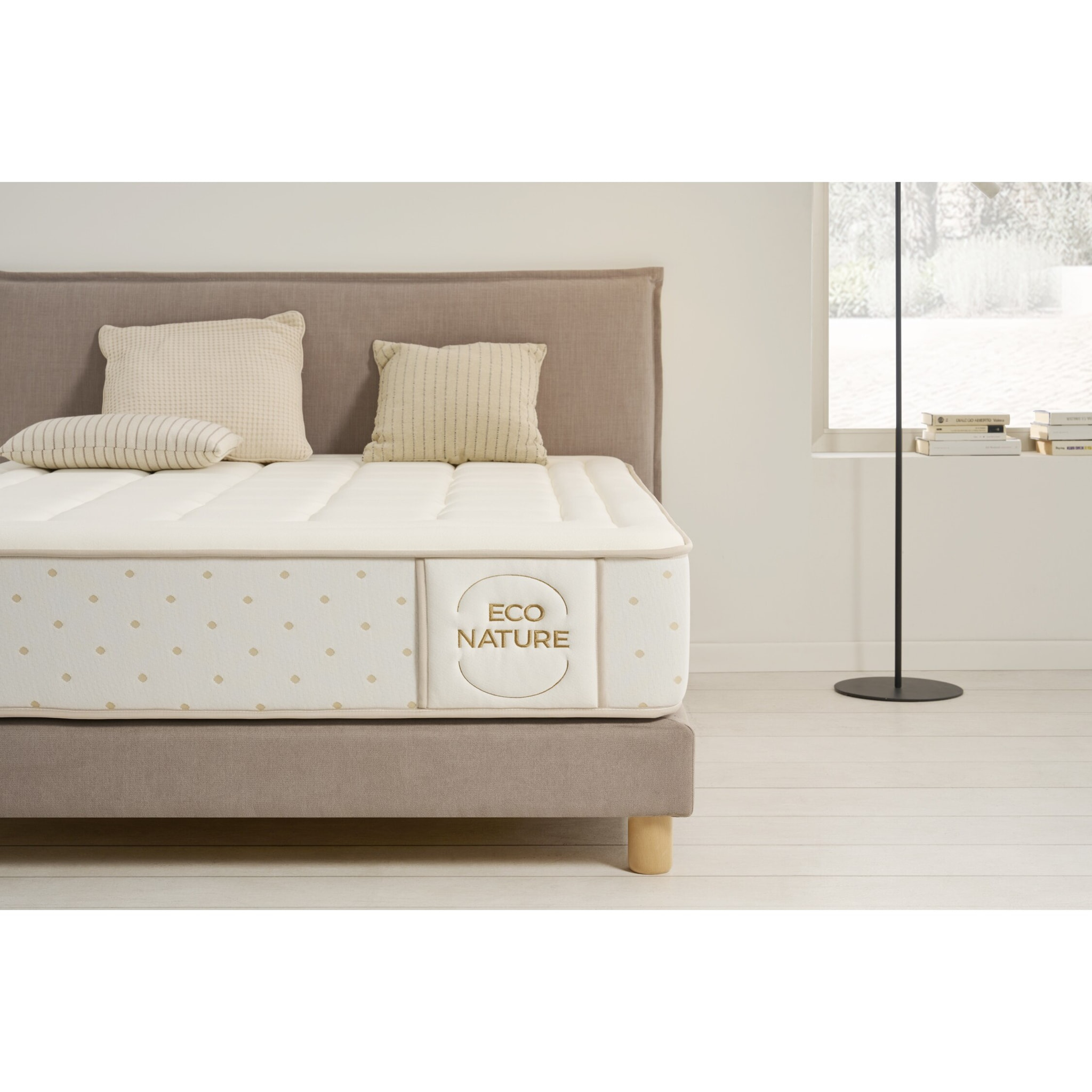 Matelas Mousse à memoire de forme Eco Nature Memory Foam, 27 cm, 2 places - Moonia