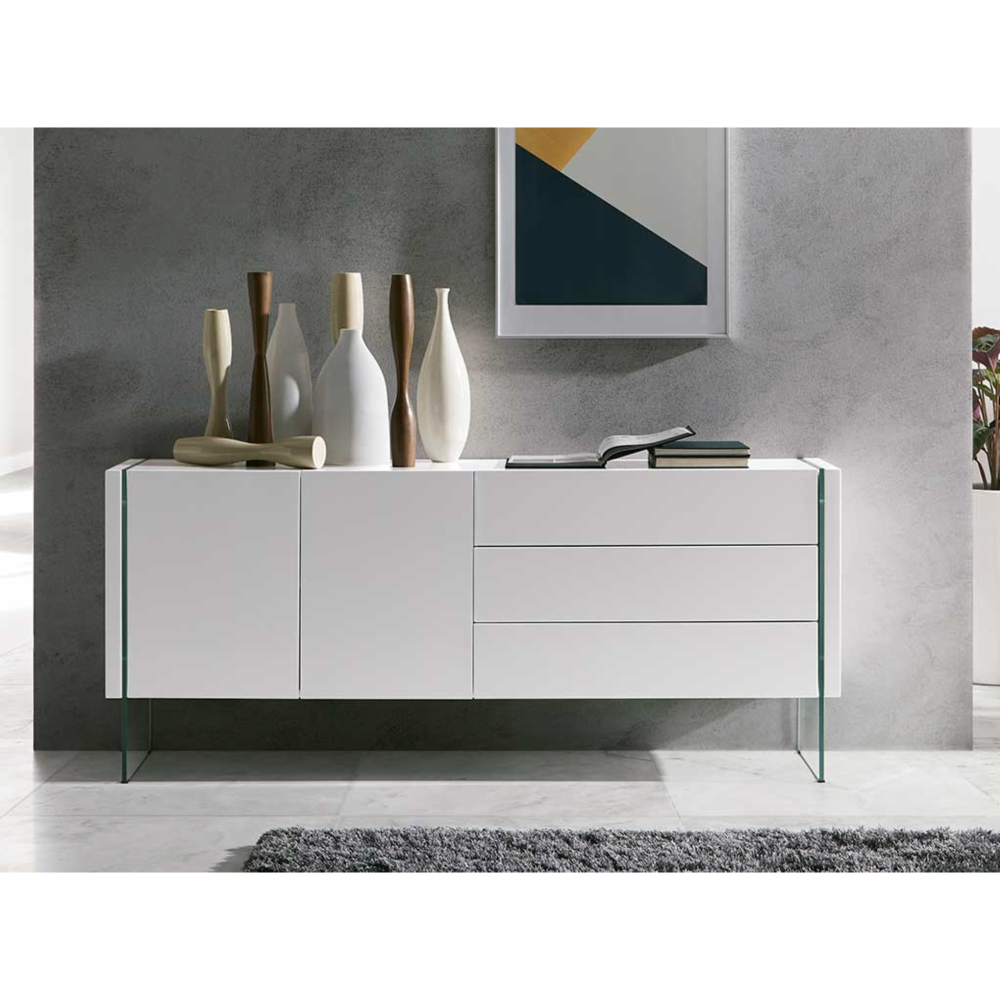 Aparador – Nogal y negro