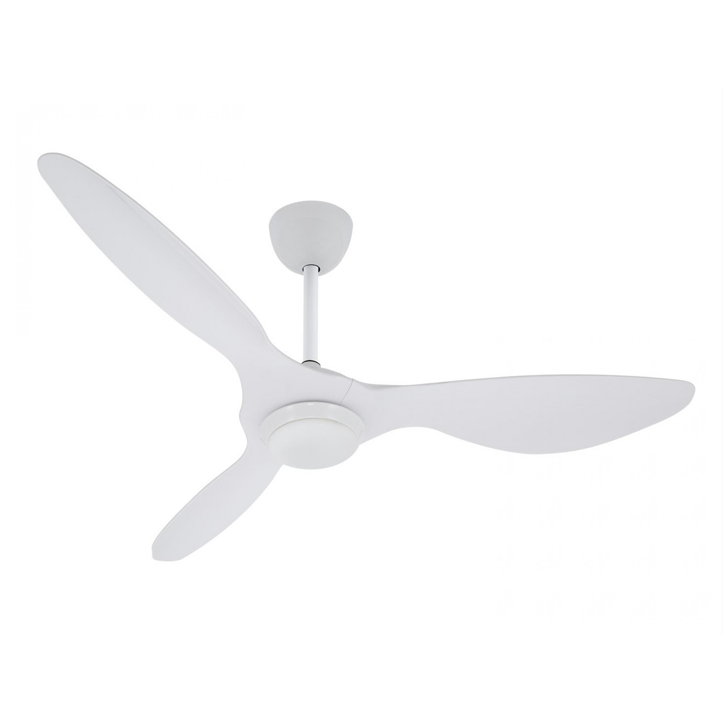 Ventilador de Techo ø132 cm con LED y Wifi Reversible Hypersilence HELIX WHITE KLASSFAN