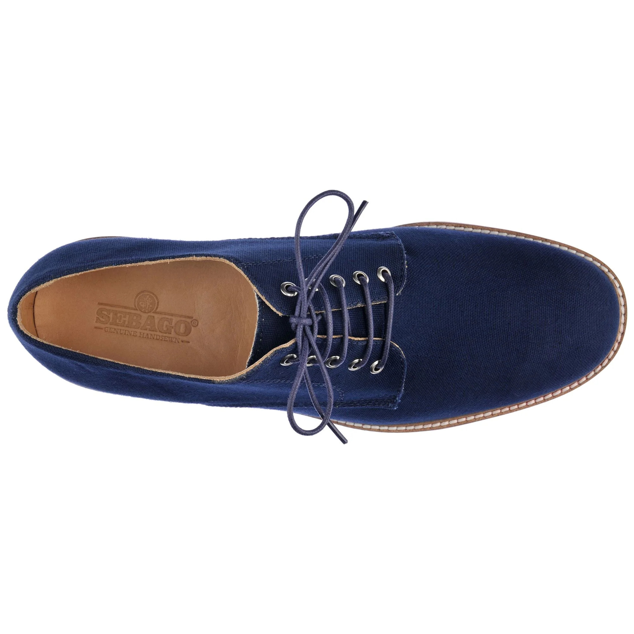 Scarpe allacciate Sebago Uomo Blu HARVARD CANVAS