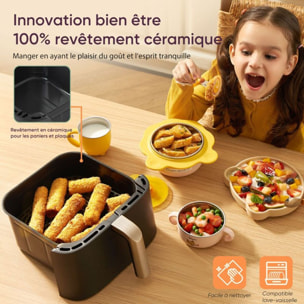 Friteuse sans huile COSORI KOSP0040EUN Turbo Tower Pro Smart, 10,8 L, panier céramique