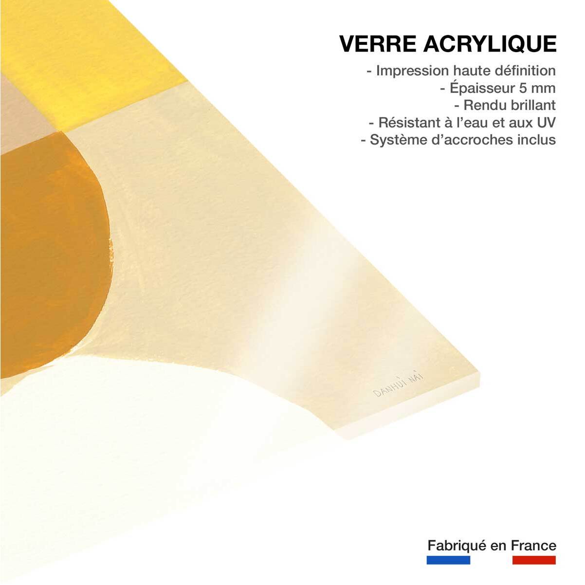 Tableau Soleil retro 50's Tableau plexiglas