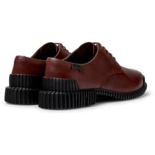 Zapatos de cordones - CAMPER Pix - Burdeos - Piel lisa