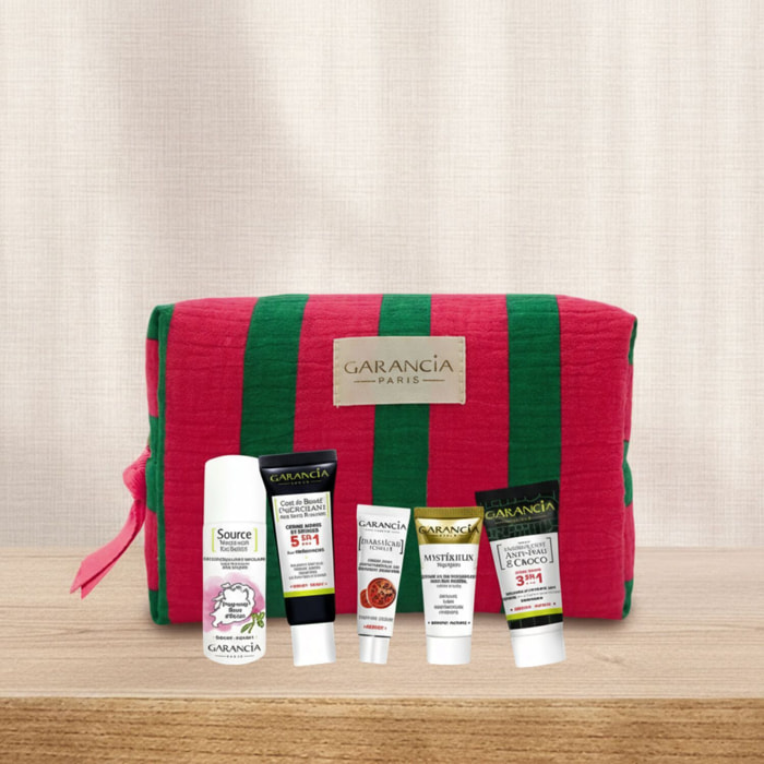 Rituel de soins découverte - Coffret 5 Produits + Trousse