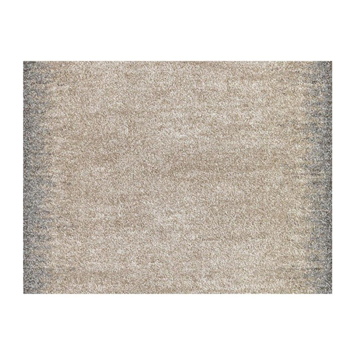 Tapis épais et moelleux Kude, motif faux uni
