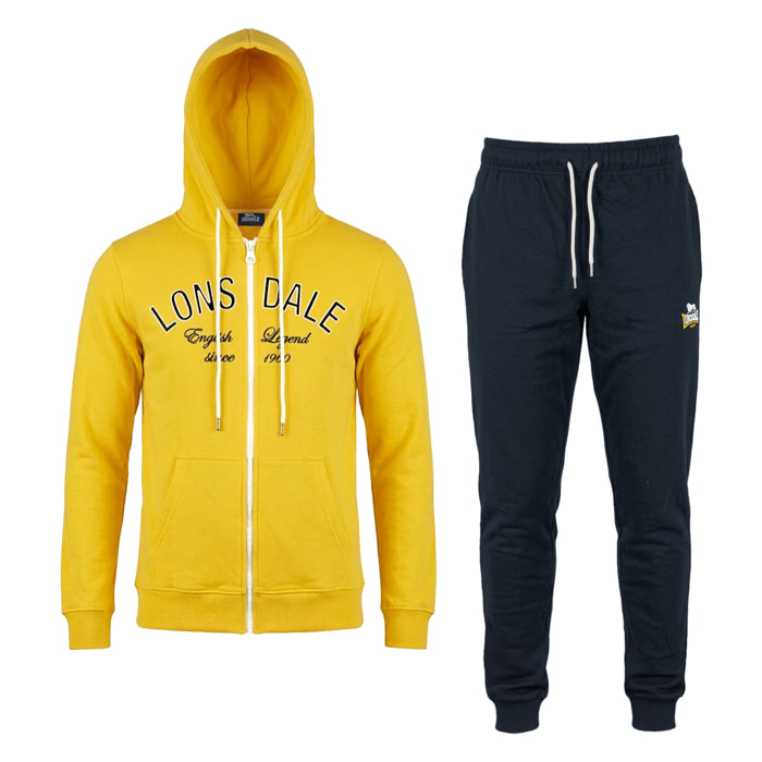 Tuta Uomo LONSDALE Cotone Primavera Full Zip