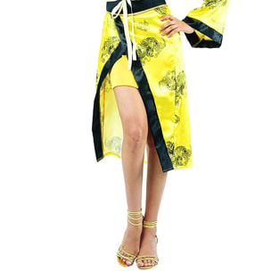 Costume Carnevale Shanghai Lady Kimono Oriente Cina Donna Originale