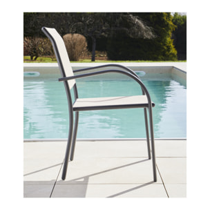 Ensemble table et chaises de jardin  - Lin - HONFLEUR BEZIERS