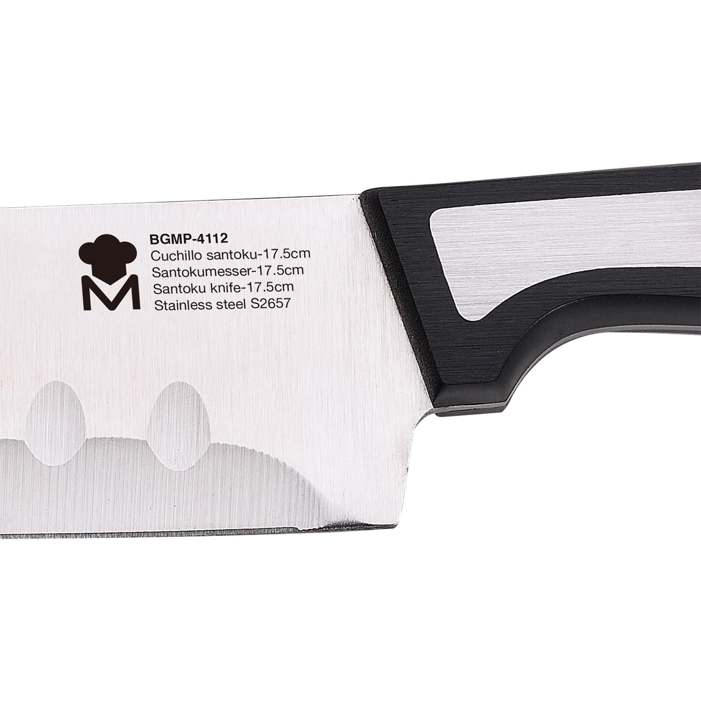 Cuchillo santoku 17,5cm sharp en acero inoxidable masterpro