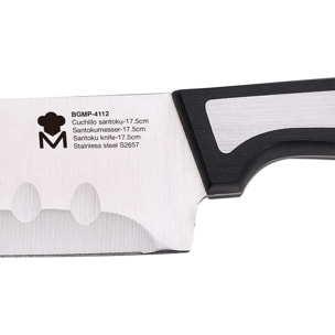 Cuchillo santoku 17,5cm sharp en acero inoxidable masterpro