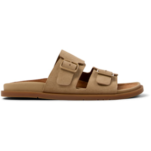 Sandalias - CAMPER Lluc Sandal - Marron - Cuero de gamuza