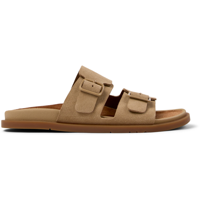 Sandalias - CAMPER Lluc Sandal - Marron - Cuero de gamuza