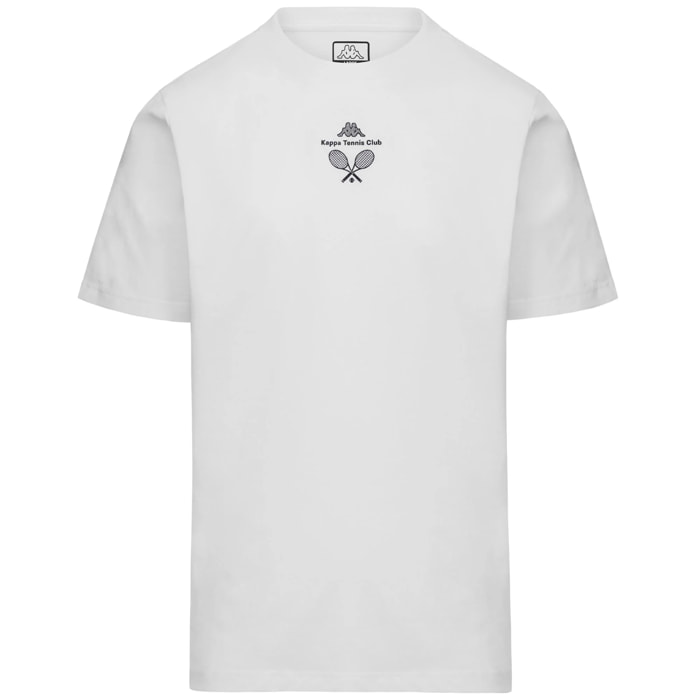 Kappa - T-Shirts & Top Uomo Bianco - Logo Incono