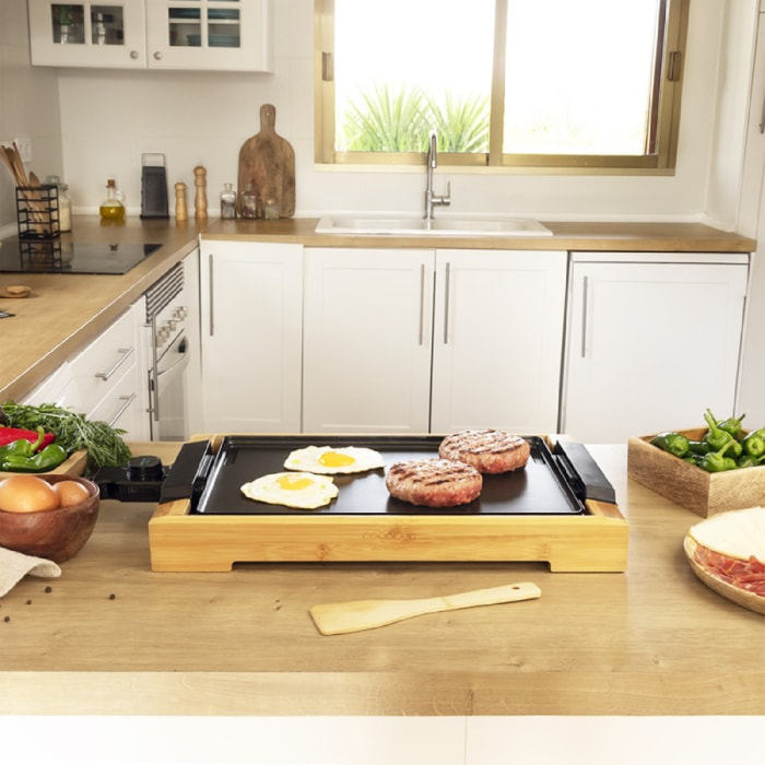Cecotec Piastra da cucina Tasty&Grill 2000 Bamboo