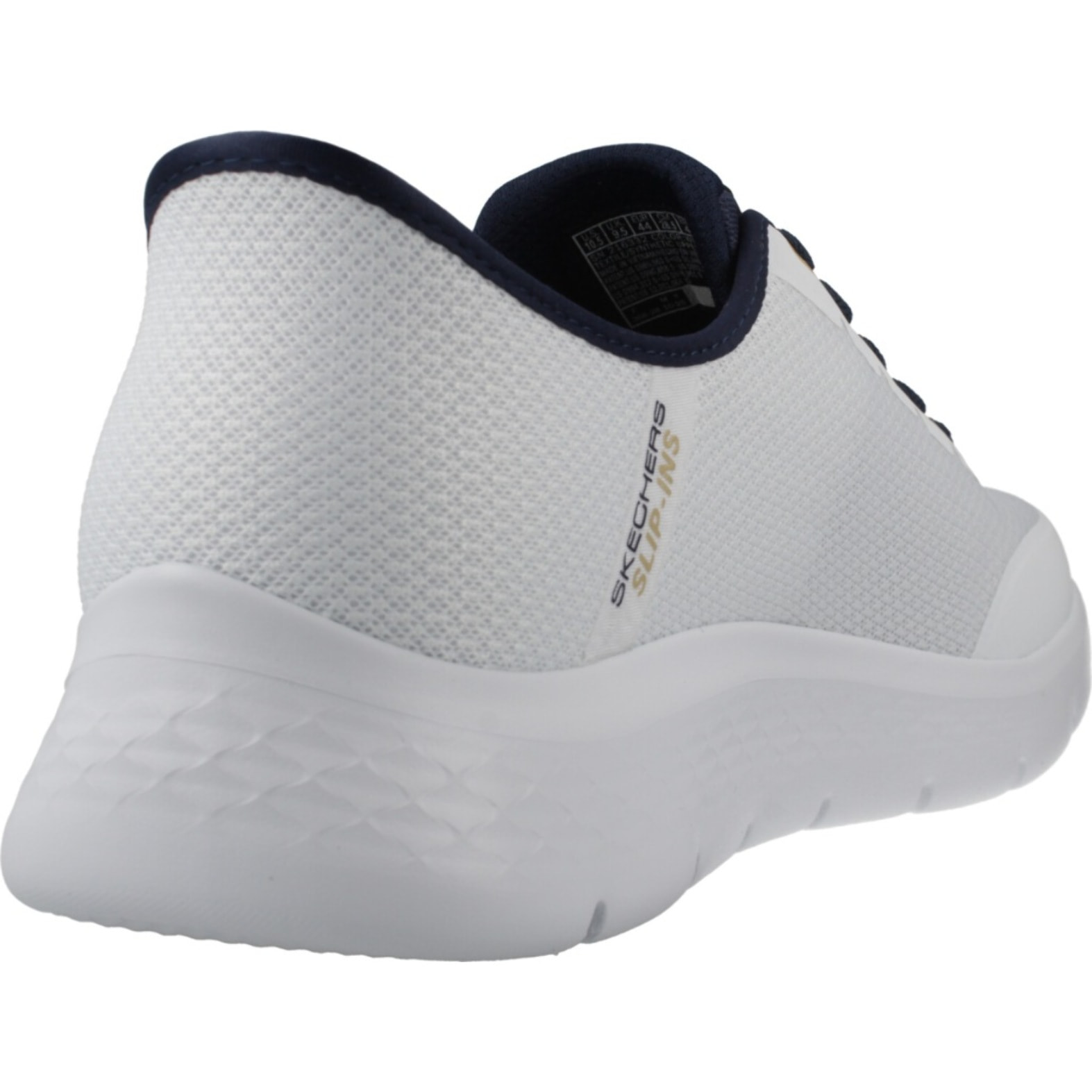 Sneakers De  Hombre Slip-ins Go Walk Flex Netro Blanco